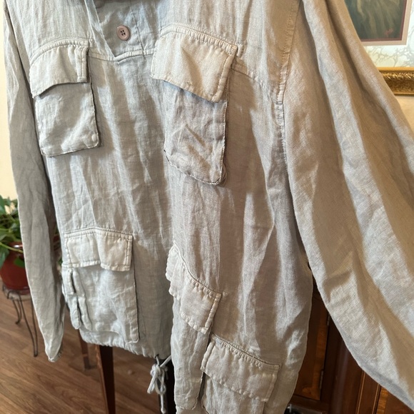 John Elliott Men’s M65 Linen Pullover - Picture 7 of 11